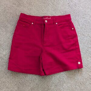 Gloria Vanderbilt, Red, Size 6, 5 inseam